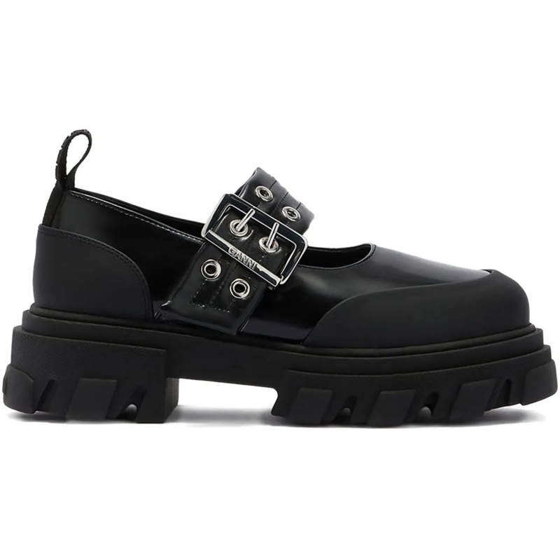 GANNI Ballerinas Flat Shoes Black schwarz