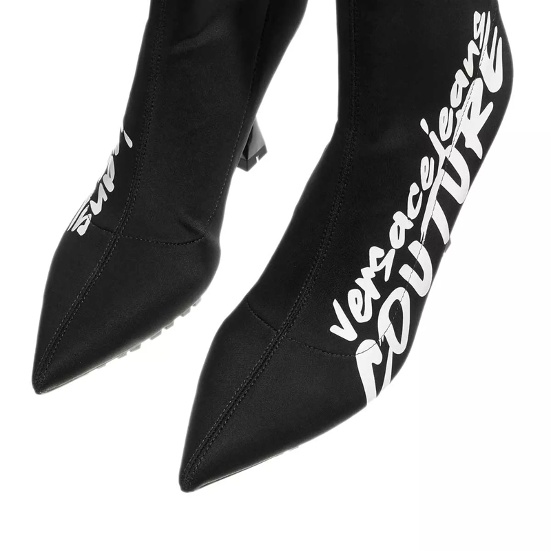 Versace Jeans Couture Stiefeletten Shoes Black + White(Image 2)