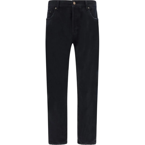 Saint Laurent Slim Fit Jeans Saint Laurent Relaxed Straight Jeans schwarz