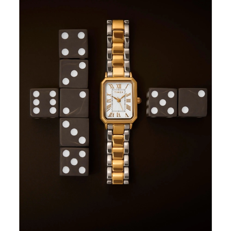 Timex Quarzuhr Quarz-Analoguhr Women's Dress silber(Image 5)