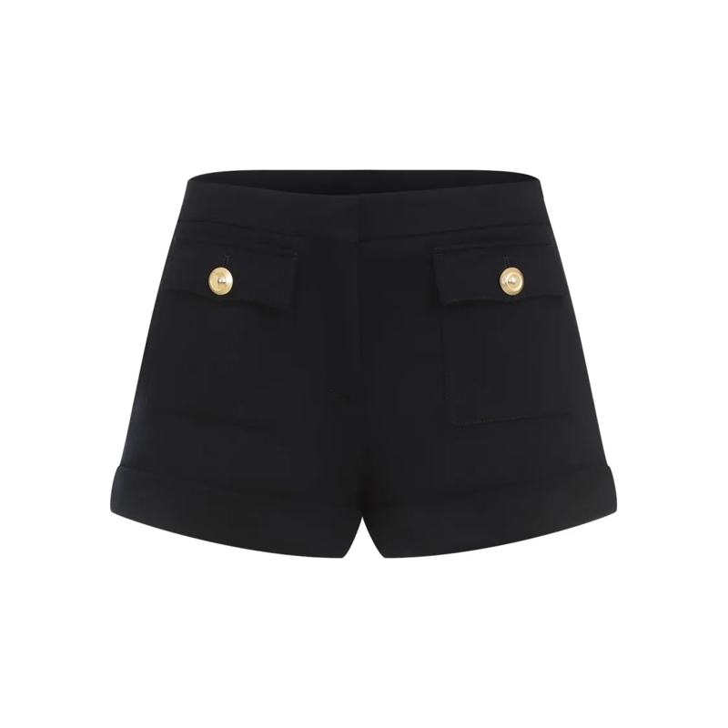 Tom Ford Legere Shorts Tailored Wool-Cashmere Blend Shorts With Pocket De Black
