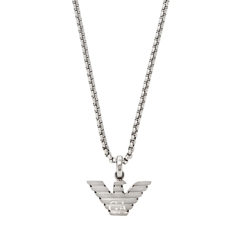 Emporio Armani Mittellange Halskette Kette Silber