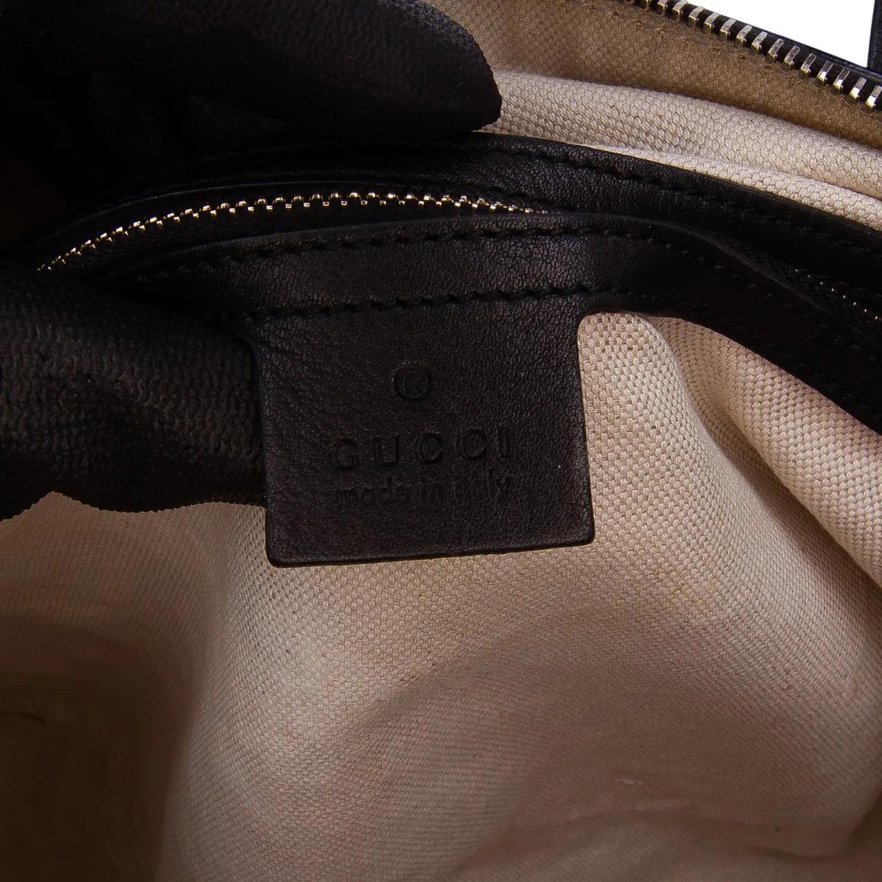 Thumbnail - Gucci Hobo Bags - Large Microguccissima Patent Dome Satchel - Gr. unisize - in Schwarz - für Damen