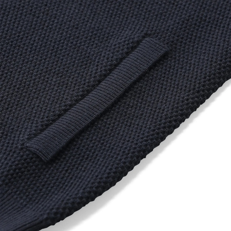 Casablanca Daunenjacke Strickjacke aus Baumwoll-Mix dunkelblau(Image 5)