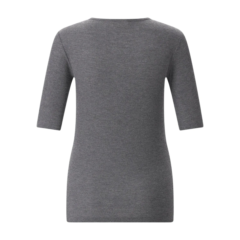 Closed Pull T-Shirt aus Kaschmir-Mix grau(Image 2)