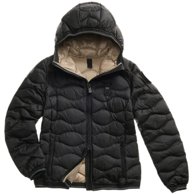 Blauer Übergangsjacke Coats Black schwarz