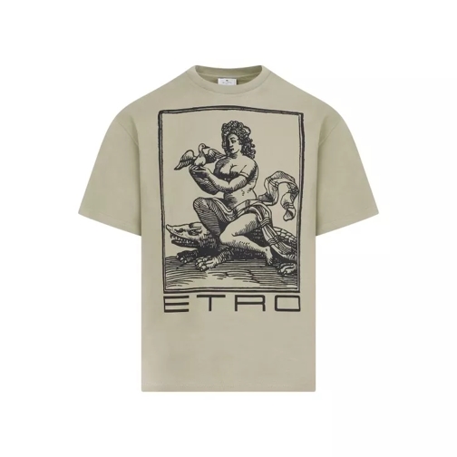 Etro  Green Cotton T-Shirt Green