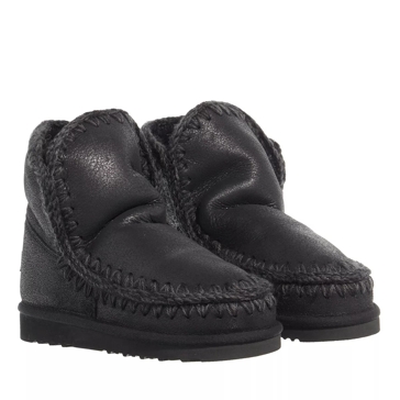 Mou Eskimo 18 Cracked Black Grey Winter Boot