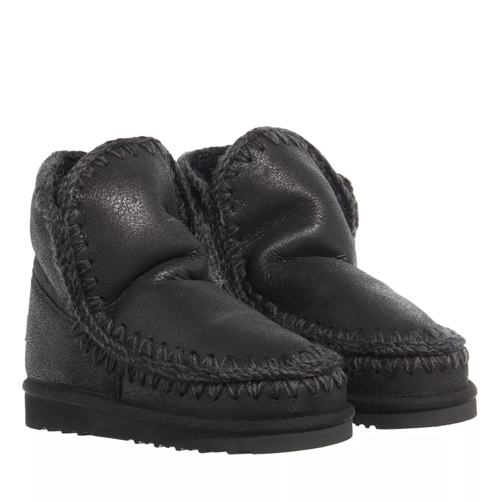 Mou Eskimo 18 Cracked Black Grey Bottes d hiver