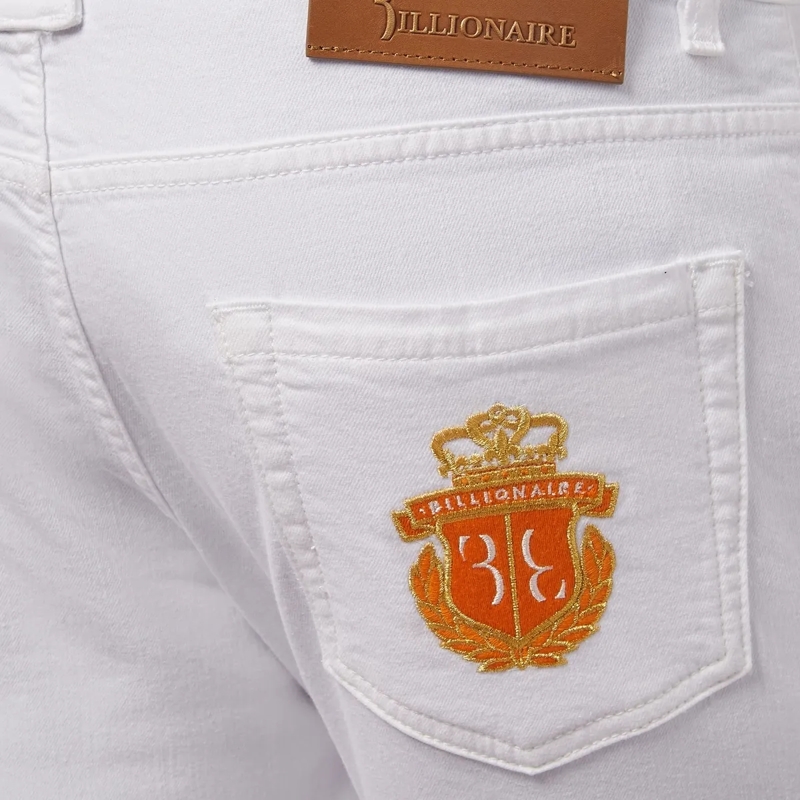BILLIONAIRE Jeans Jeans Slim Fit Crest weiss(Image 4)
