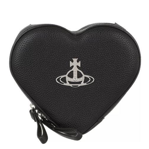 Vivienne Westwood Johanna Heart Mini Backpack Black Rucksack