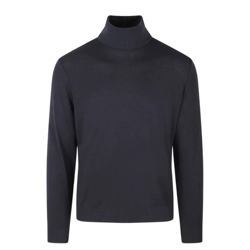 Herno Trui Turtle Neck Sweater Blue