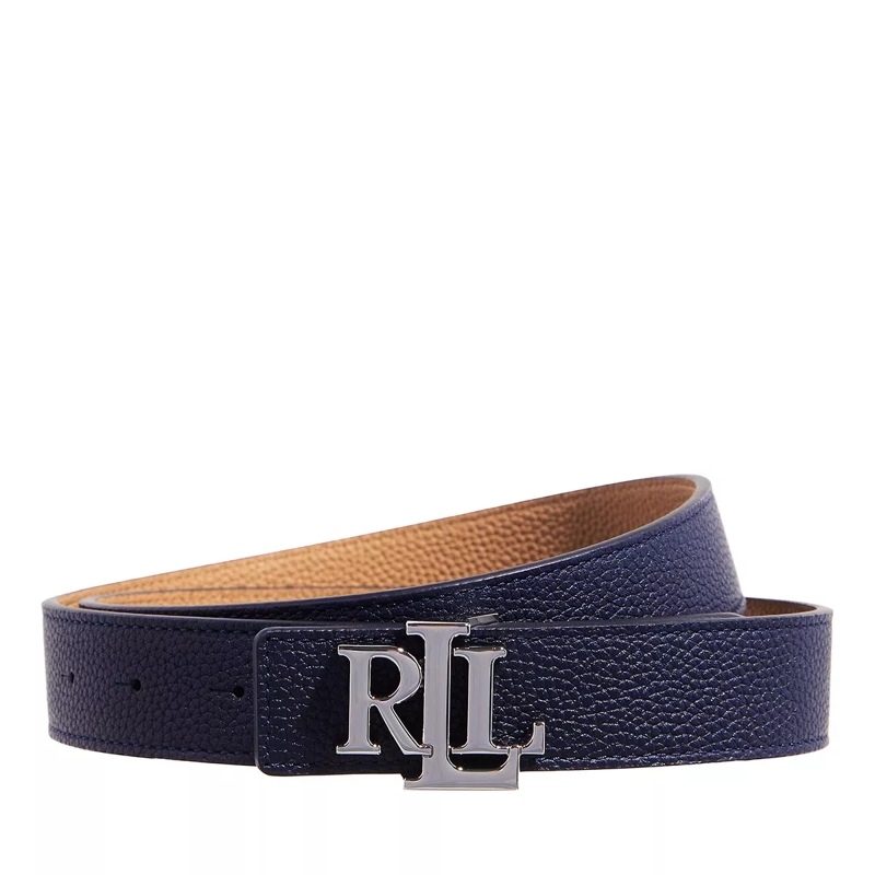 Lauren Ralph Lauren Ledergürtel Rev Lrl 30 Belt Medium Refined Navy/Camel