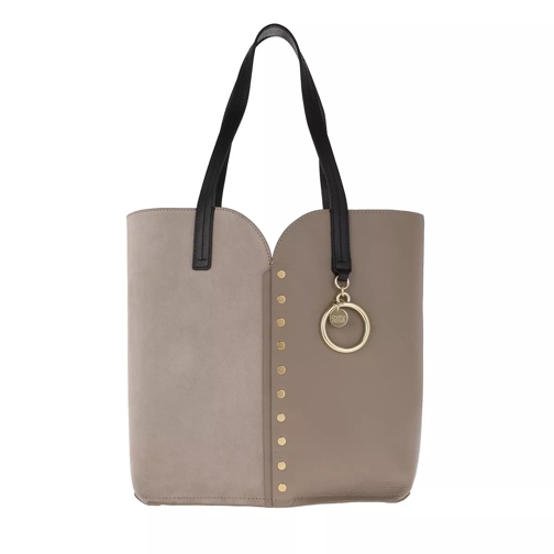 See By Chloé Gaia Shopper Small Motty Grey Shopping Bag