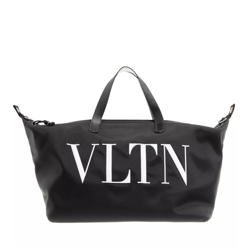 Valentino Garavani VLTN Nylon Travel Bag Black Weekender