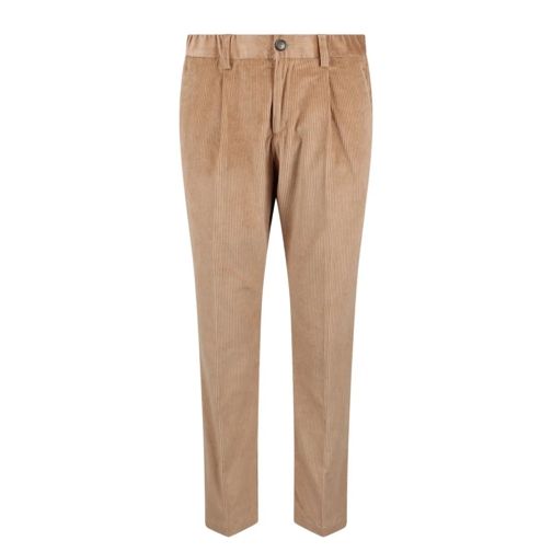 Herno Corduroy Chino Trousers Brown Chinos