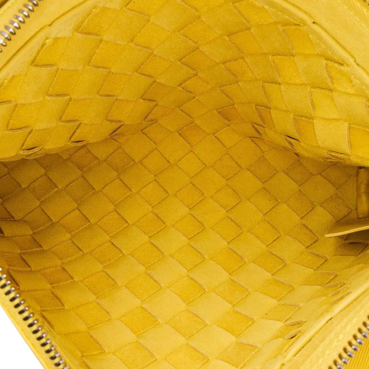 Thumbnail - Bottega Veneta Hobo Bags - Nappa Intrecciato Duo Crossbody - Gr. unisize - in Gelb - für Damen