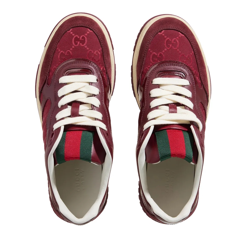 Gucci Lage-top sneaker Re-Web Sneaker Rosso Ancora(Image 11)