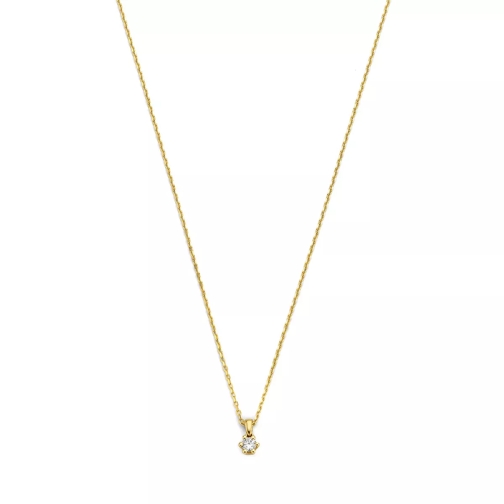 Isabel Bernard De la Paix Sylvie 14 karat necklace | diamond 0.07 Gold Kurze Halskette