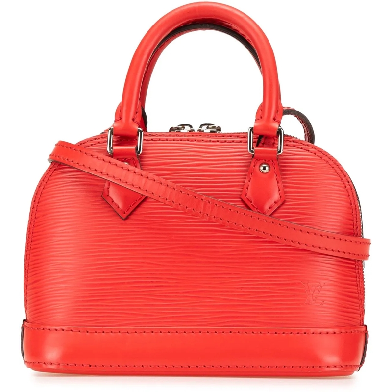 Louis Vuitton Sac à bandoulière Epi Nano Alma rot