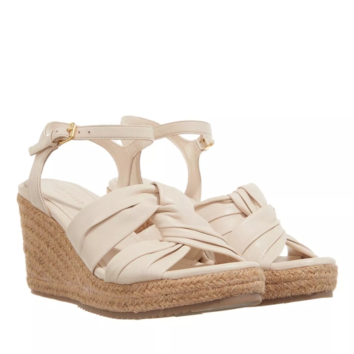 Ted Baker Carda Knotted Wedge Espadrille Sandal Ivory Sandalo con cinturino
