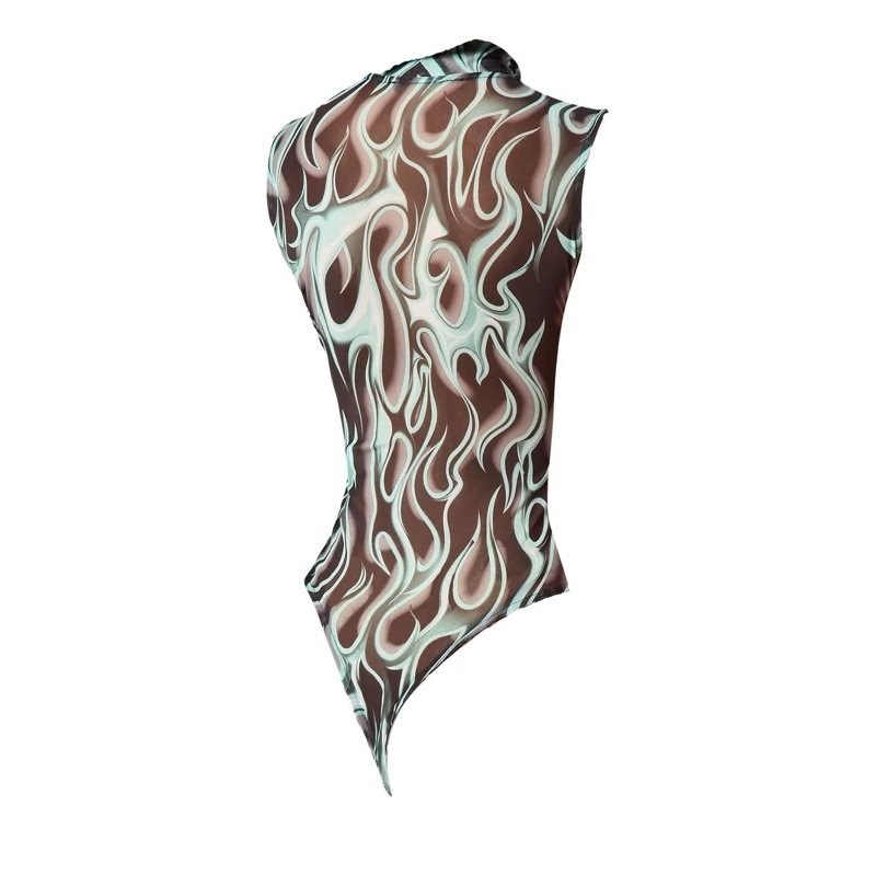Philipp Plein Body Bodysuit Flame schwarz(Image 4)