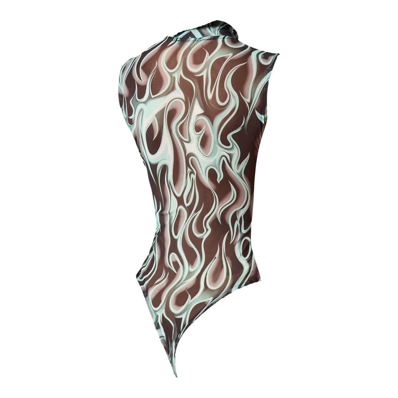 Philipp Plein Top Bodysuit Flame schwarz(Image 2)