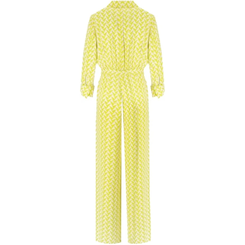 Elisabetta Franchi Midikleid Cedar And Butter Monogram Jumpsuit Yellow gelb(Image 5)