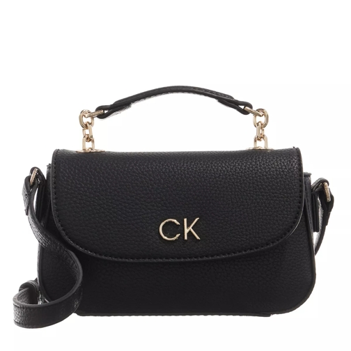 Calvin Klein Relock Crossbody With Flap Black Crossbody Bag