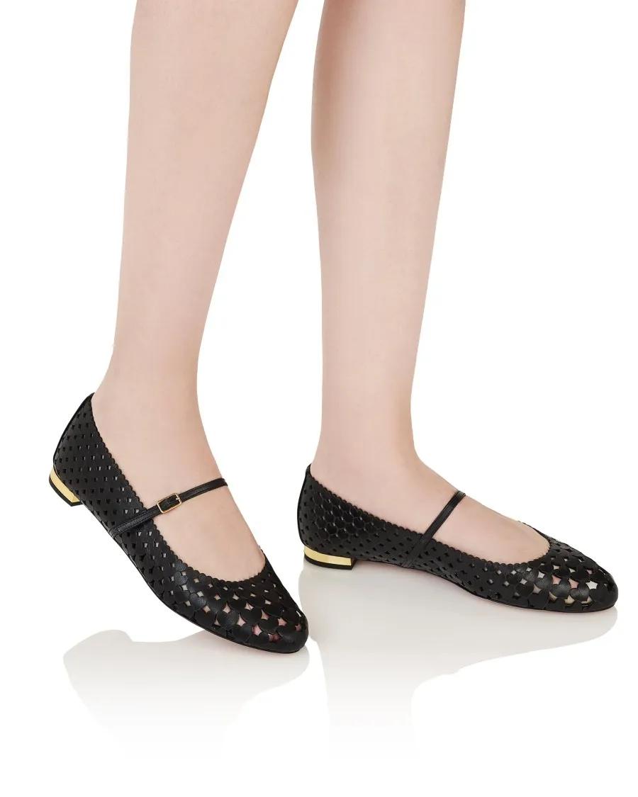 Thumbnail - Amourose Flat - Gr. 37,5 (EU) - in Schwarz