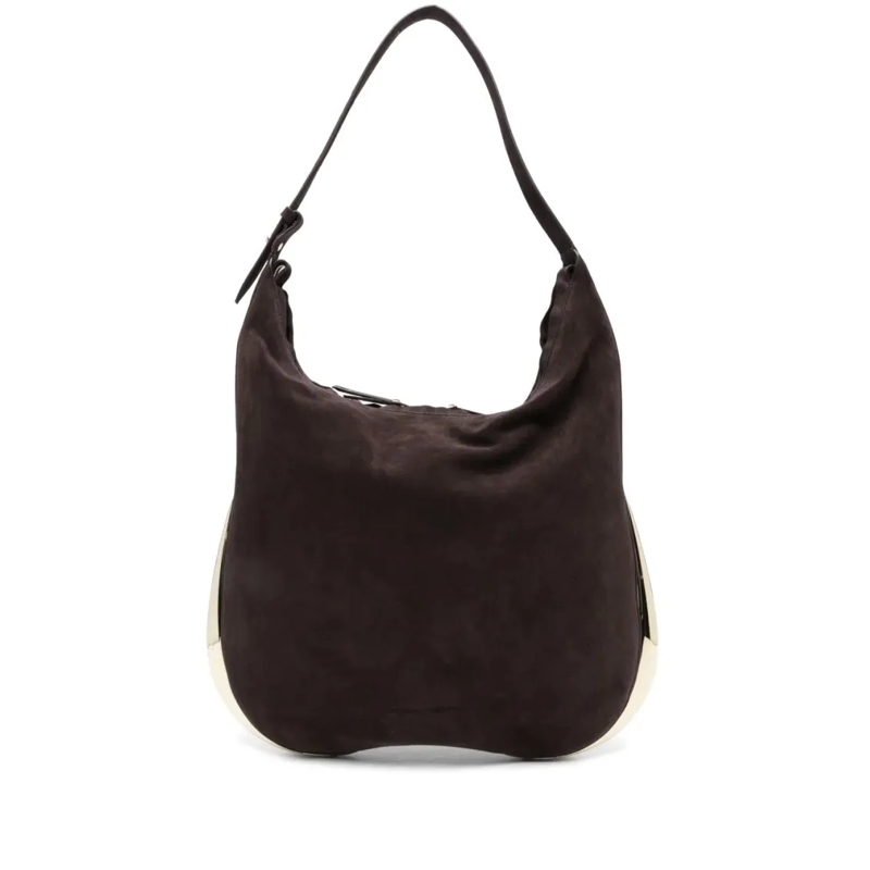 Benedetta Bruzziches Schultertasche Structured Handbag With Detachable Shoulder Strap  Brown