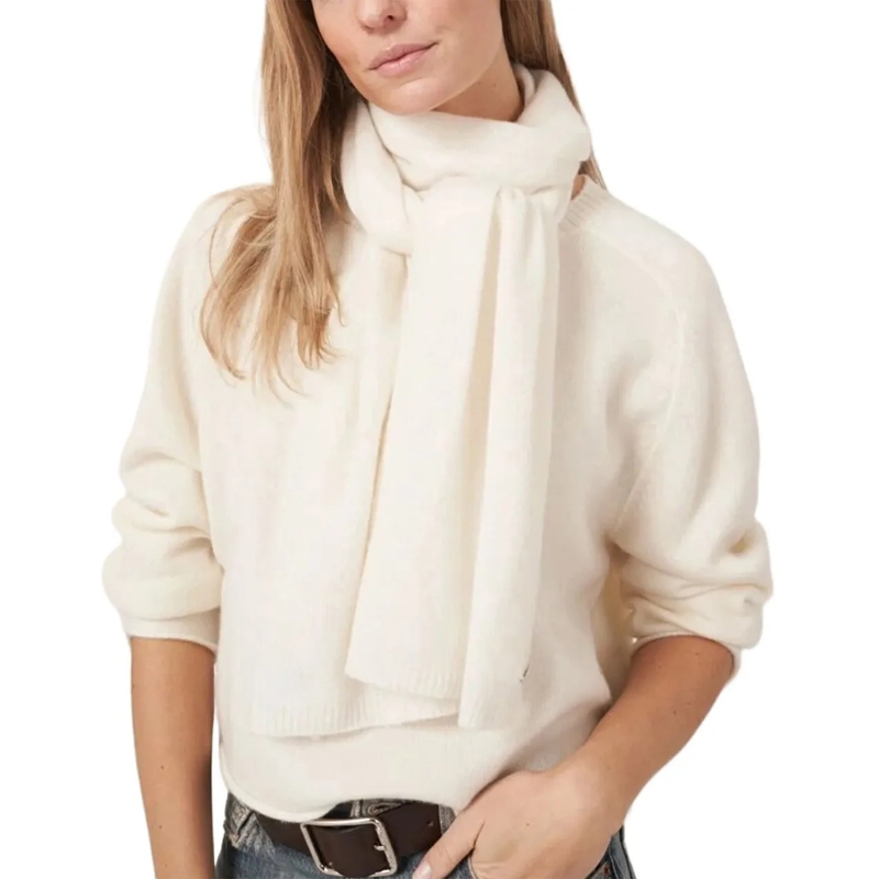 REPEAT CASHMERE Wollschal Sjaal wit none
