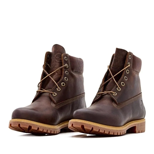 Timberland Timberland Premium 6 Inch Lace Up Waterproof Boot Brown Stivale