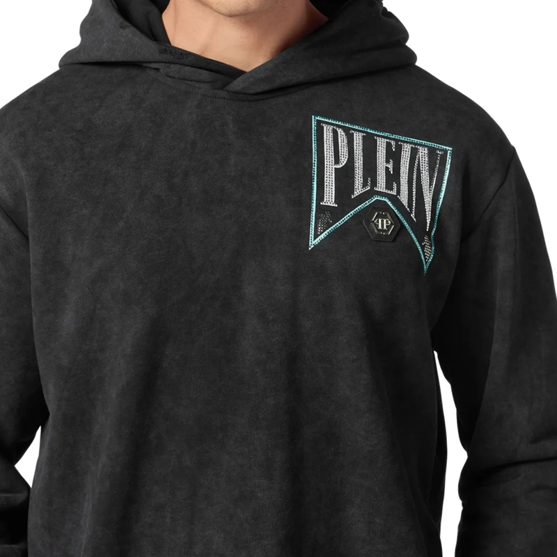 Philipp Plein Top Hoodie schwarz(Image 5)
