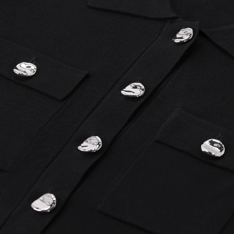 Riani Mini-jurk Midikleid aus Strick Schwarz(Image 3)