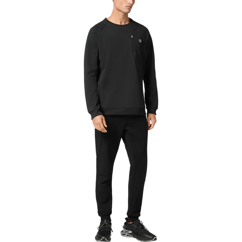 Plein Sport Top Sweatshirt Racing schwarz(Image 4)