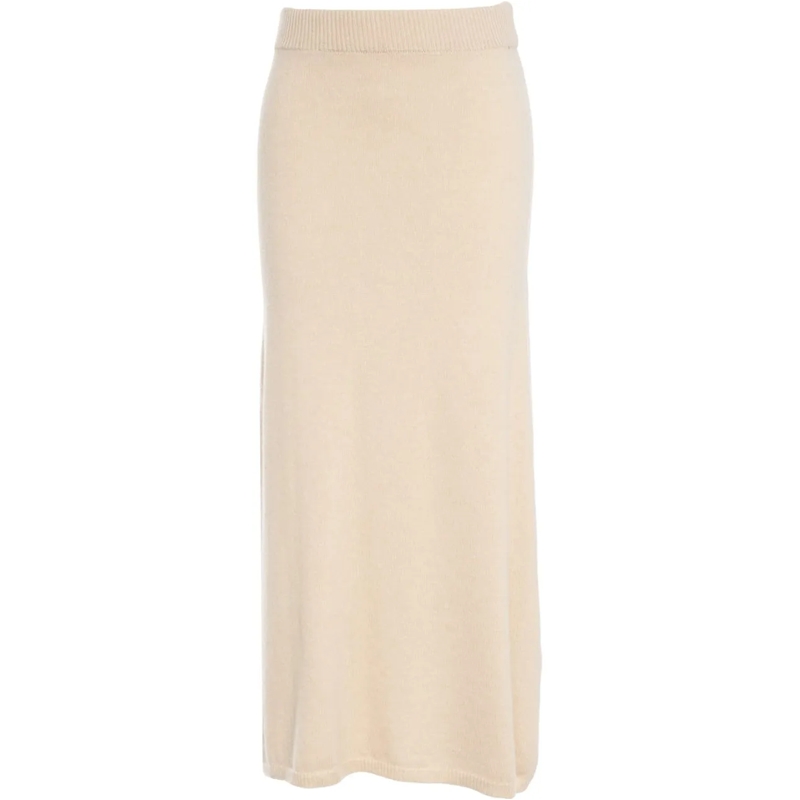 Peuterey Midirock Knit midi skirt 'Tariquet' beige