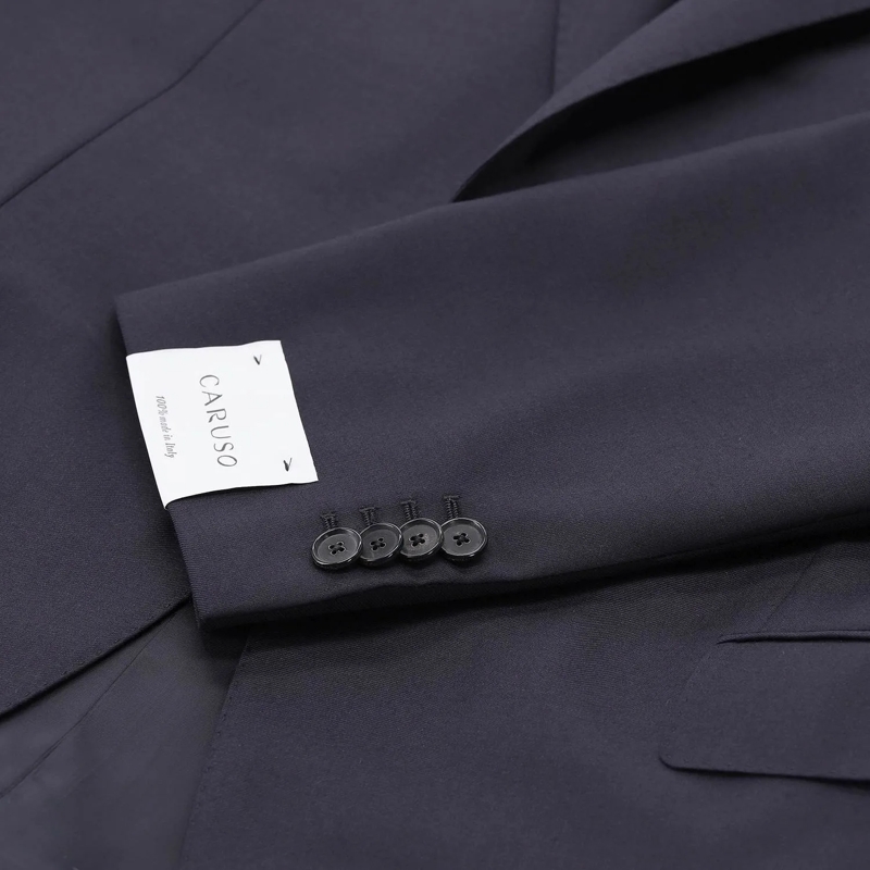 Emanuela Caruso Anzugkombination Zweiteiliger Anzug Norma aus Wolle blau(Image 4)