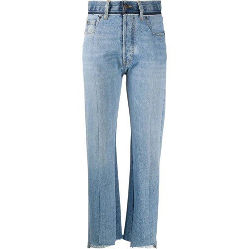 Maison Margiela  5 Pockets Mixed Denim blau