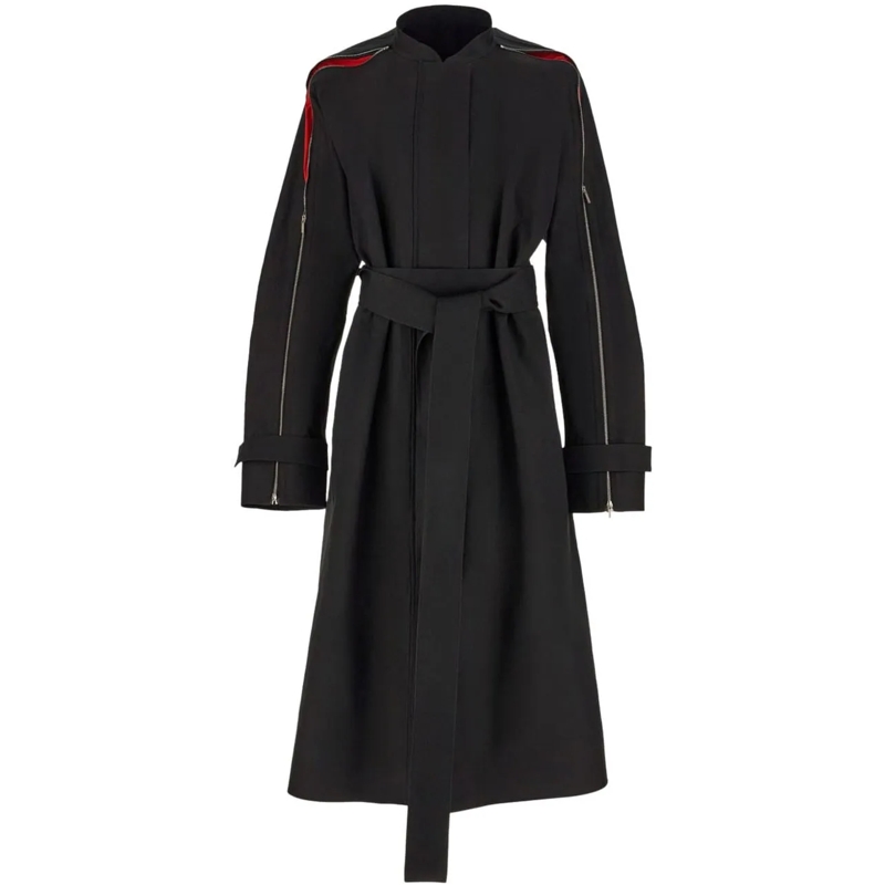 Salvatore Ferragamo Trenchcoat Coats Black schwarz