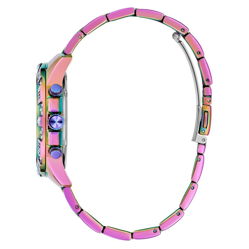 Guess Quarzuhr Quarz-Analoguhr Majesty lila(Image 5)