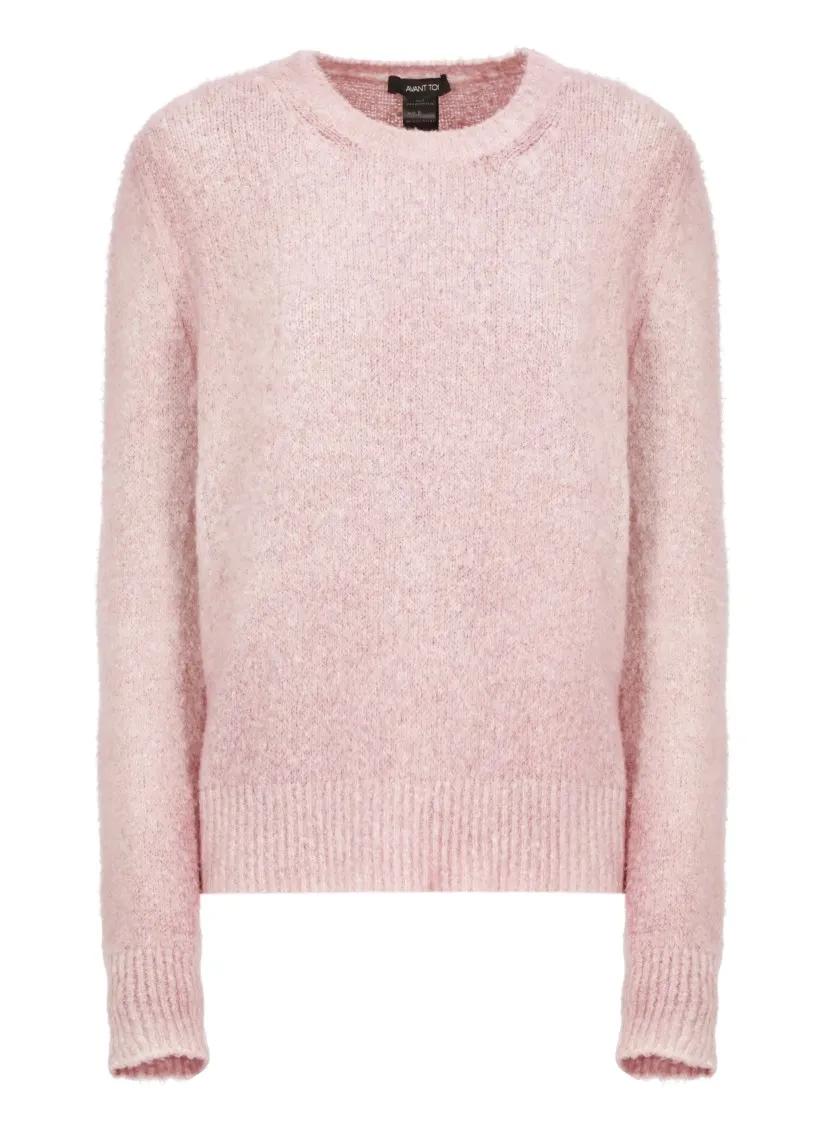 CALIBAN - Pink Cotton Sweater - Größe S - pink