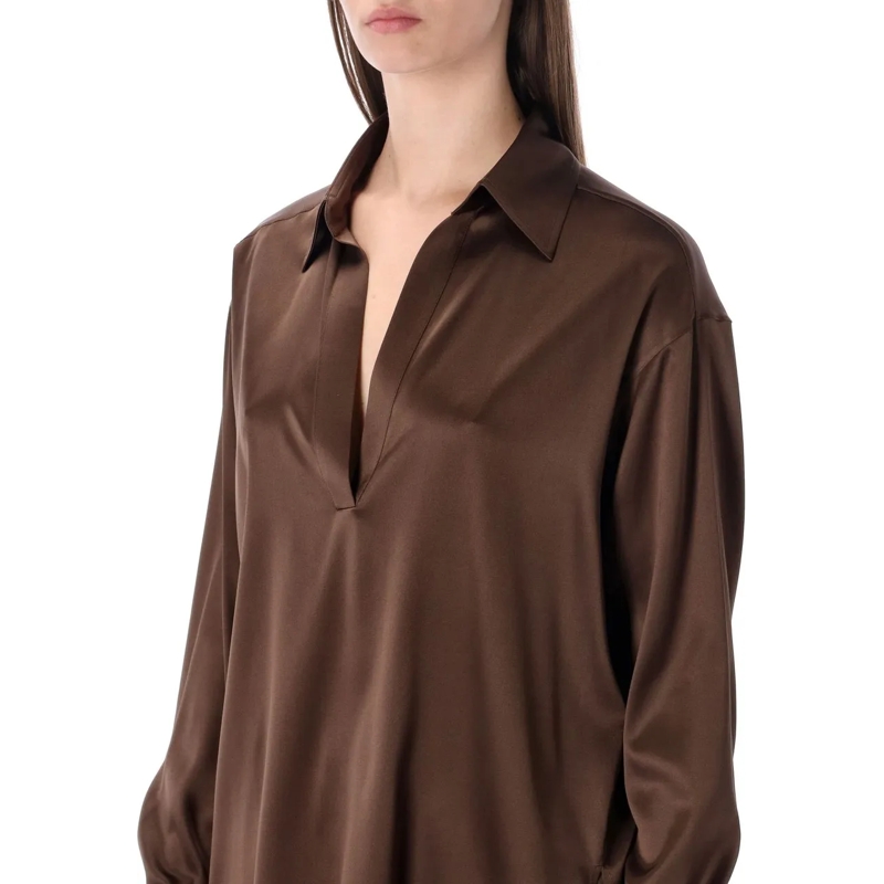 Tom Ford Polo Polo Blouse Cinnamon braun(Image 3)