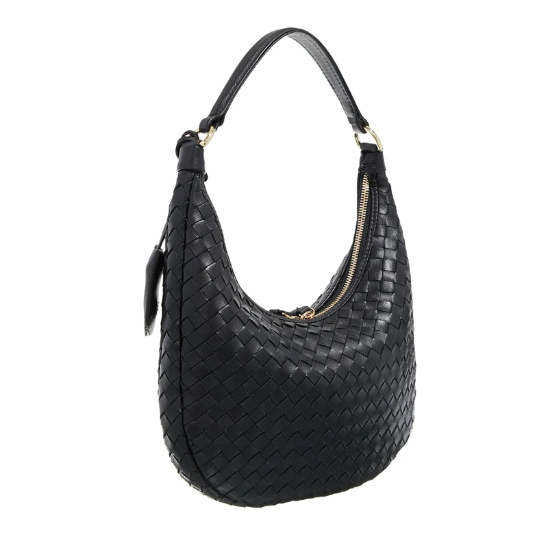 Abro Hobo Bag Beutel Nana Mini/ Black/Gold  Black/Gold(Image 2)