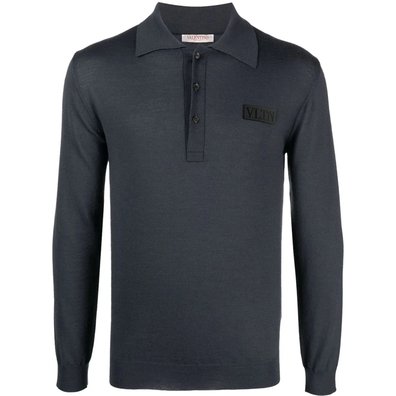 Valentino Garavani Polohemd T-Shirts And Polos Grey grau