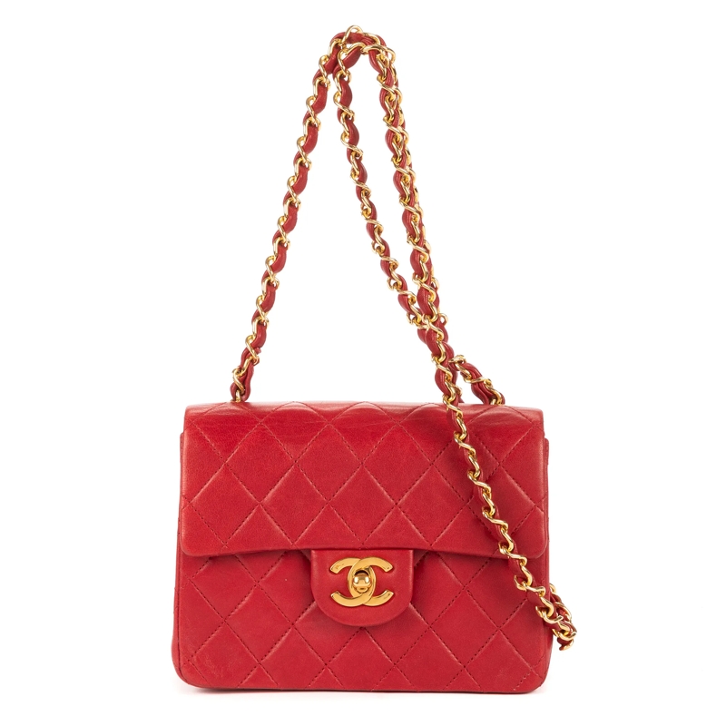 Chanel Crossbody Bag Timeless Mini rot