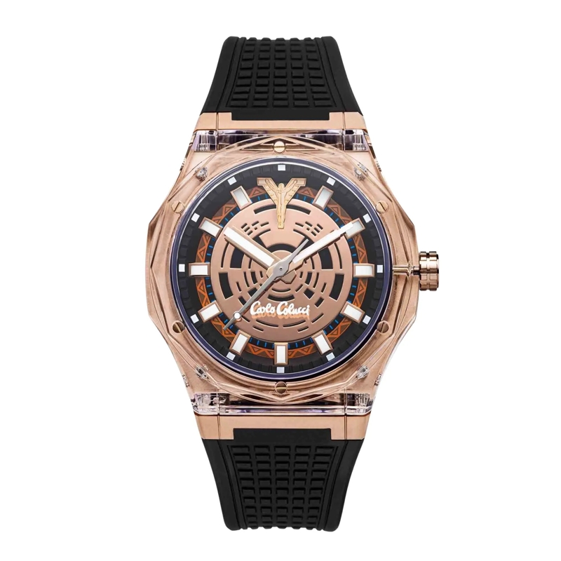 Carlo Colucci Automatikuhr Quarzuhr CC504-1 schwarz(Image 7)