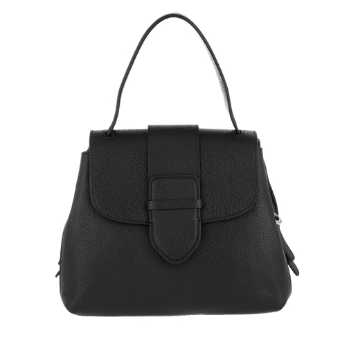 Abro Adria Handle Bag Black/Nickel Satchel