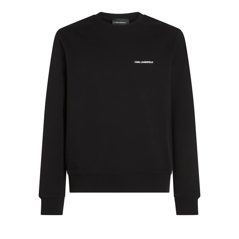Karl Lagerfeld  Rue St-Guillaume Sweatshirt mit normaler Passform schwarz