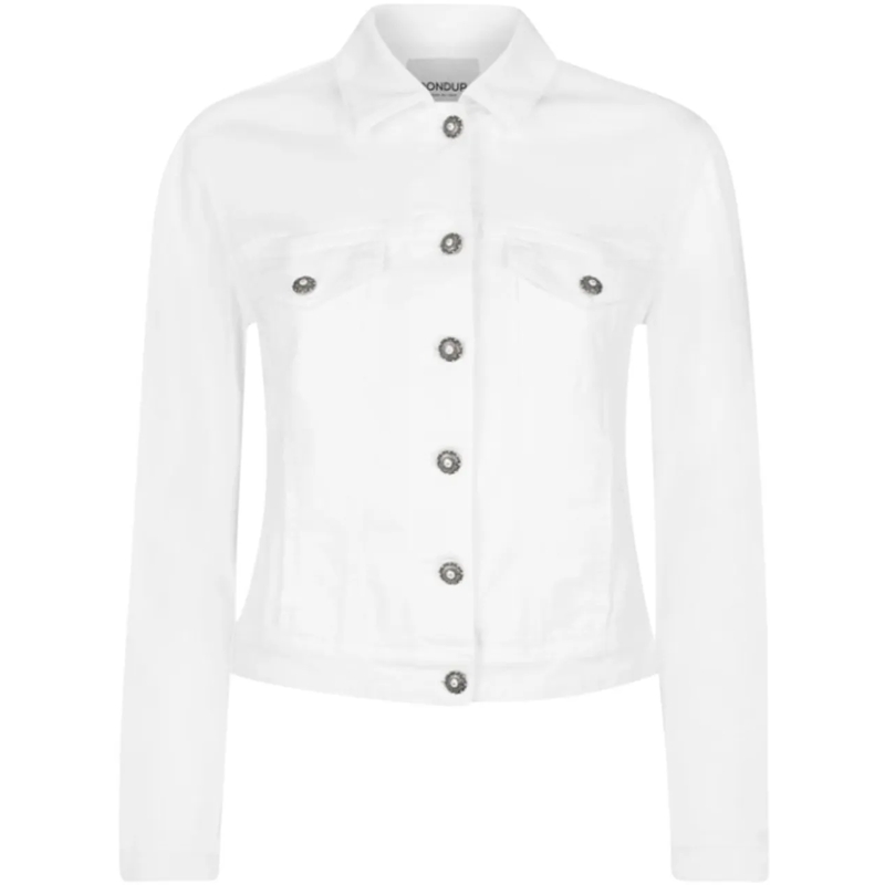 Dondup Übergangsjacke Coats White weiß